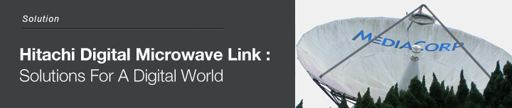 Solution : Hitachi Digital Microwave Link: Solutions For A Digital World